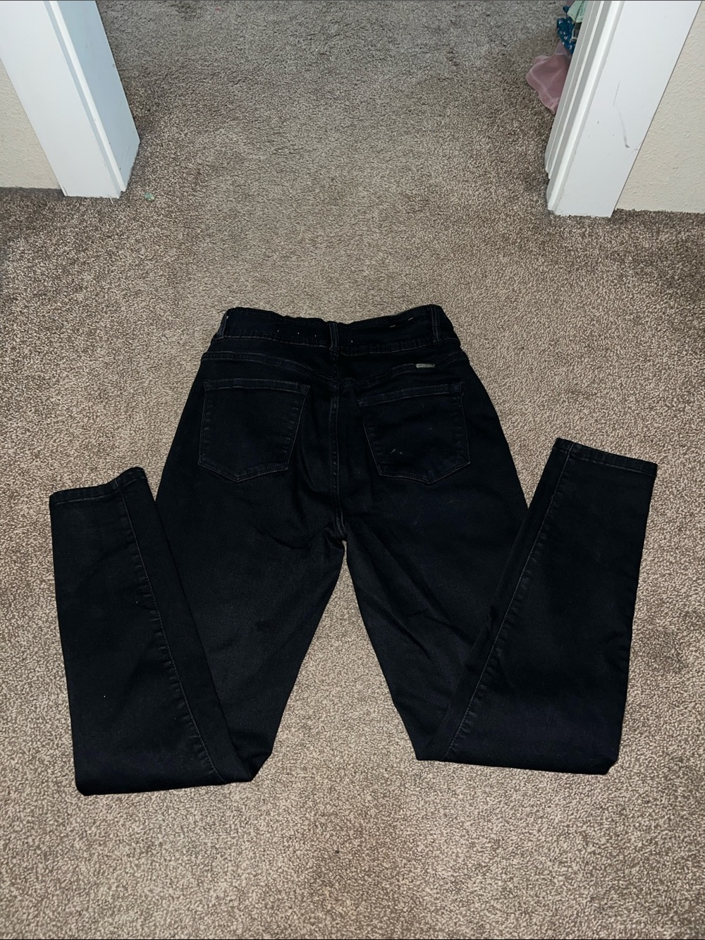 KanCan Black High-Rise Button-Fly Jeans - Picture 4 of 4